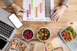 graficos-plana-leigos-e-alimentos-organicos-em-lancheiras